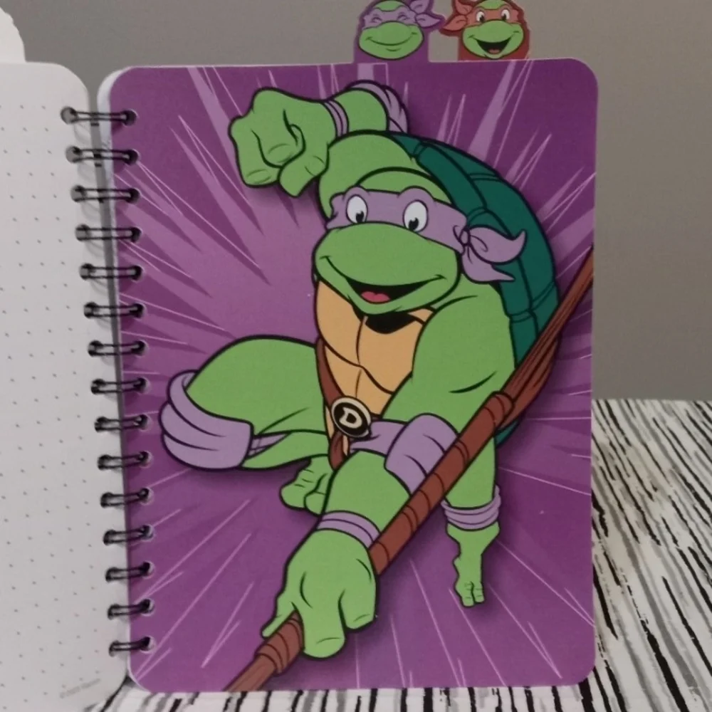 Teenage Mutant Ninja Turtles Spiral Tab Journal